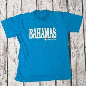 Vintage Single Stitch Bahamas Emerald Seas 1980s Crewneck Travel Tshirt